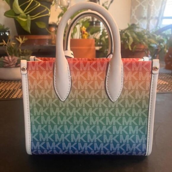 FIRM PRICE/Mirella Small Rainbow Signature Logo Mini Bag/NO CROSSBODY STRAP - Picture 16 of 16